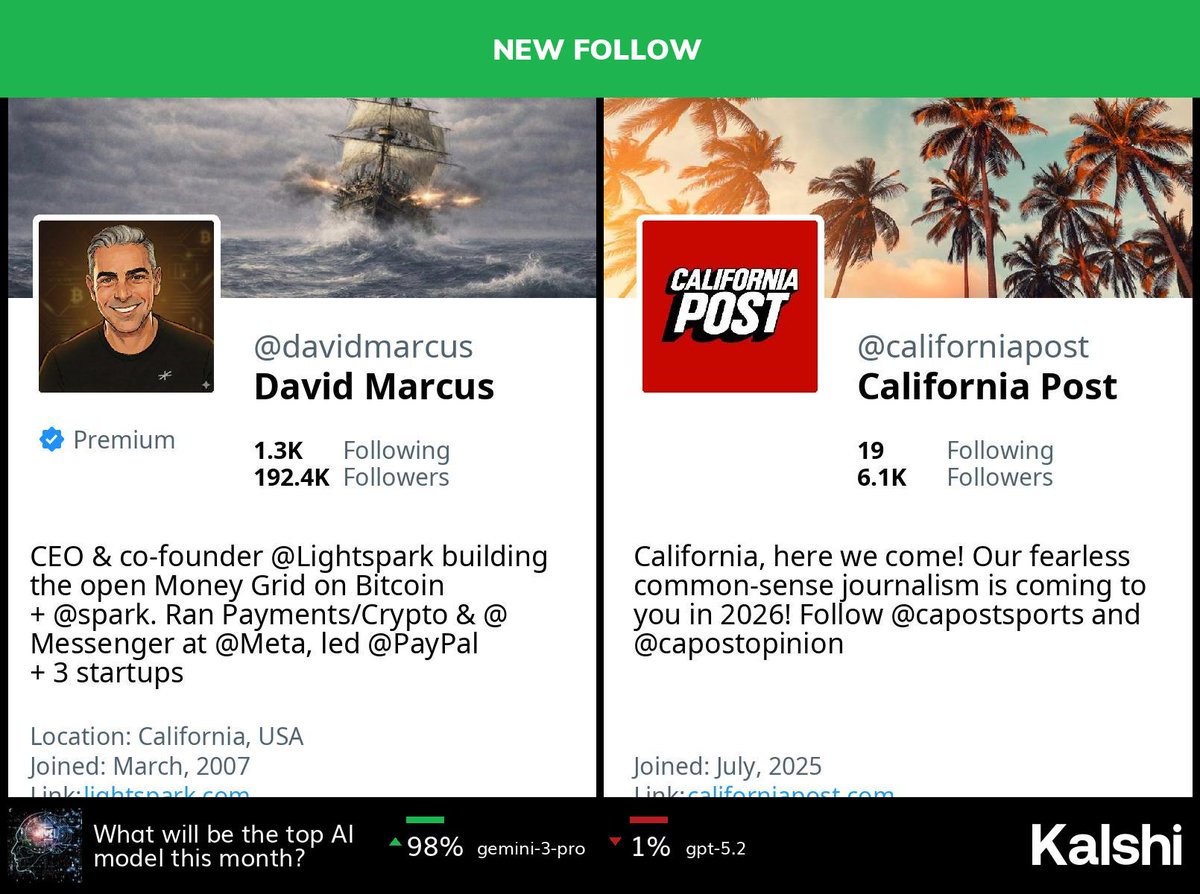 🆕 @davidmarcus has started following @californiapost