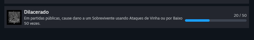 CradelOfForest's tweet photo. @Procyondbd essa conquista está bugada procy? por algum motivo eu tô completando ela jogando de surv https://t.co/lMsDWXnyhw