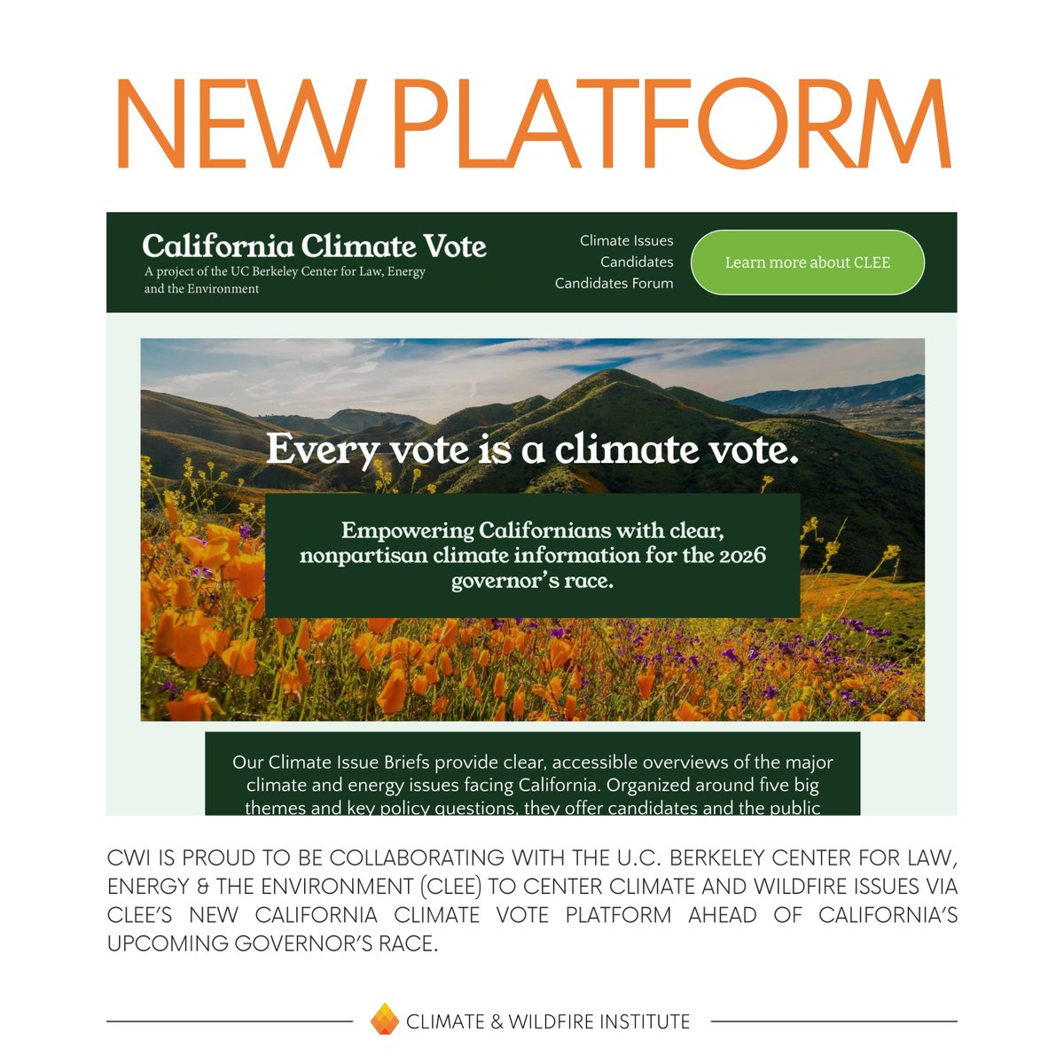 Climate & Wildfire Institute tweet media