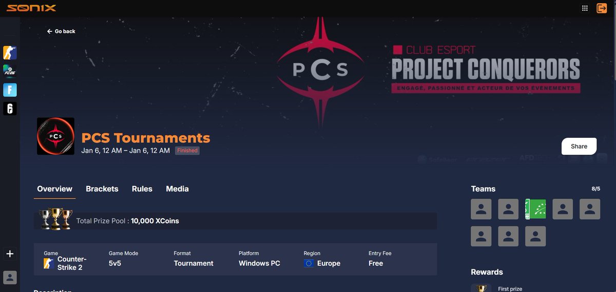 Excited to have <a href="/PCS_Original/">Project Conquerors (PCS)</a> joining us on our upcoming Sonix Arena site🎉

Hosting large events for both competitive gamers and casual fans in the near future📈

Follow <a href="/sonixarena/">SONIX ARENA</a> for updates and more news👀