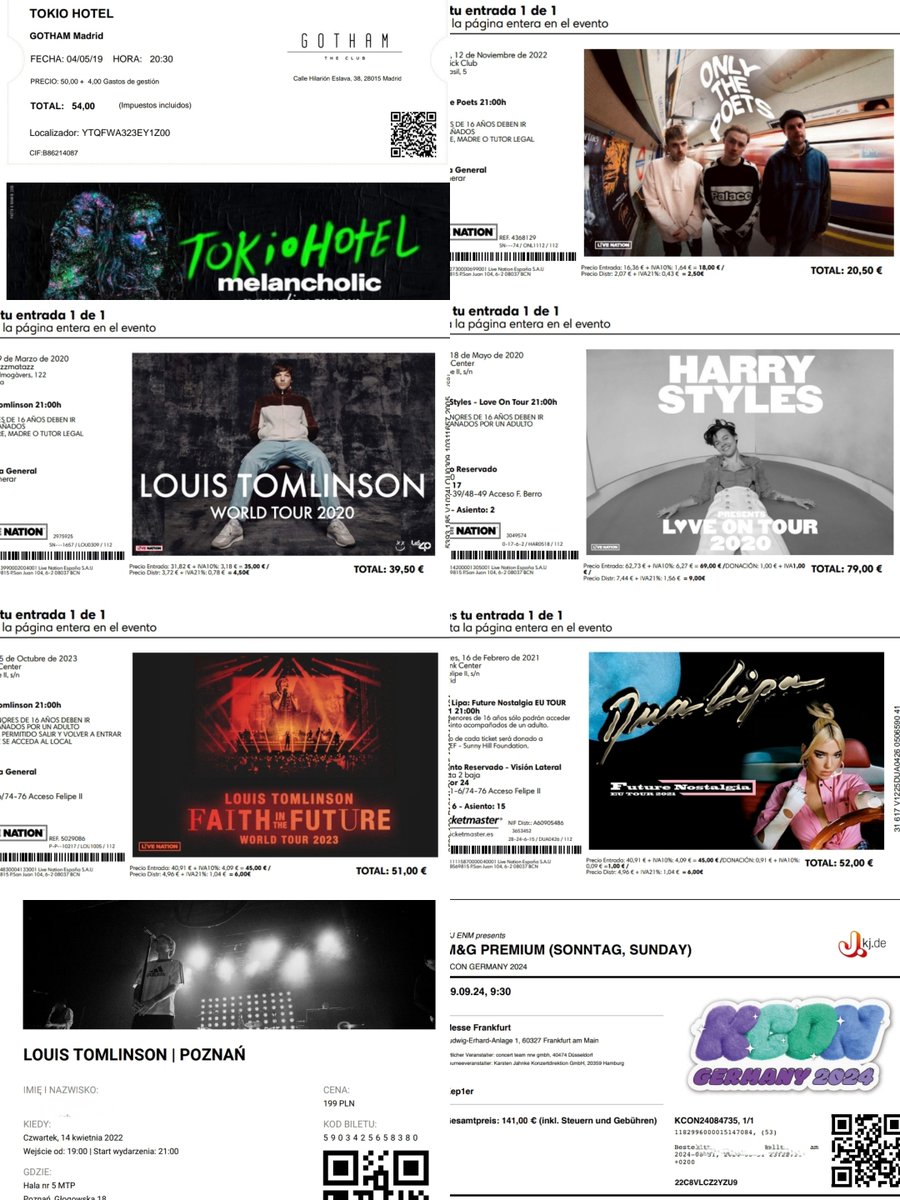 <a href="/mrperfectlymar/">martin 9/11✈️ NECESITA VER A HARRY</a> No, el precio de las entradas nunca ha sido tan alto, seas de donde seas, han subido muchísimo. Los precios de los conciertos a los que he ido han sido de 15€ a 141€ el más caro (incluía m&amp;g).
Incluso la de Harry en el último tour no llegó a estos precios. No eran un lujo