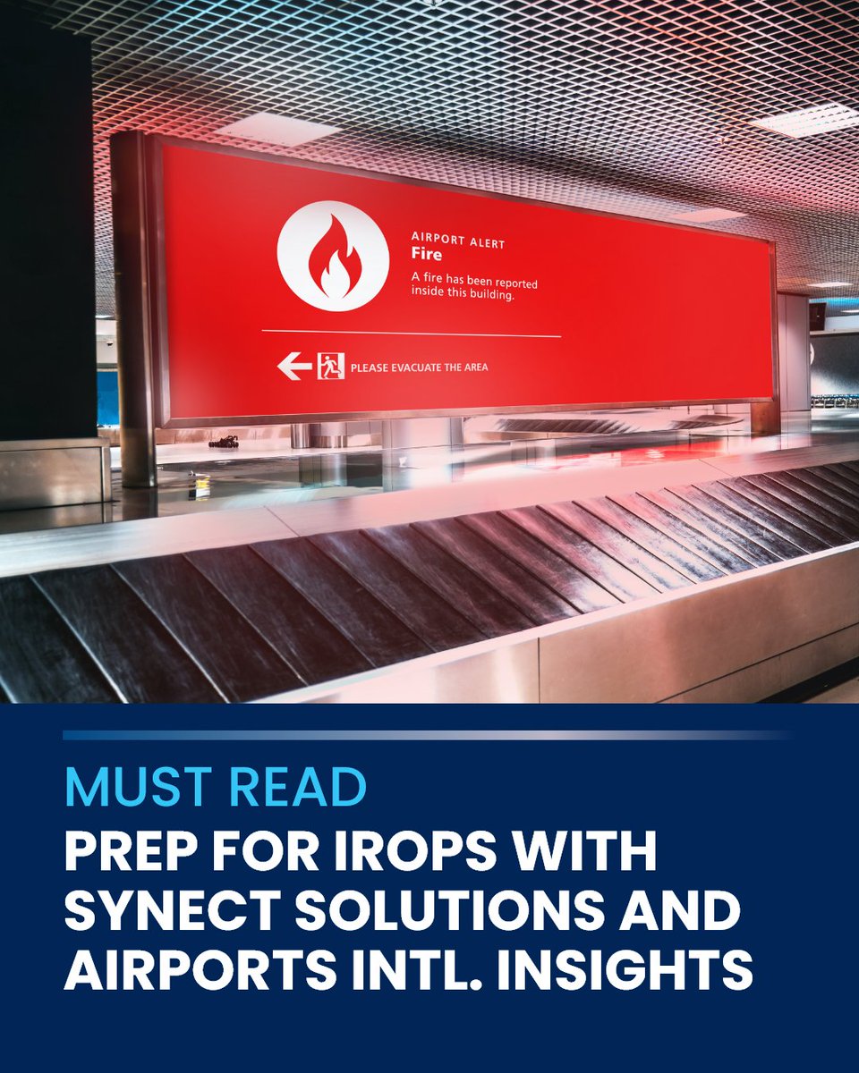 IROPS are unavoidable. Passenger confusion is not.  

Check out the link for key insights from <a href="/airportsint/">Airports International Magazine</a> and Synect’s team on managing IROPs, the key role of our emergency messaging solution, and more: hubs.ly/Q040yT2_0