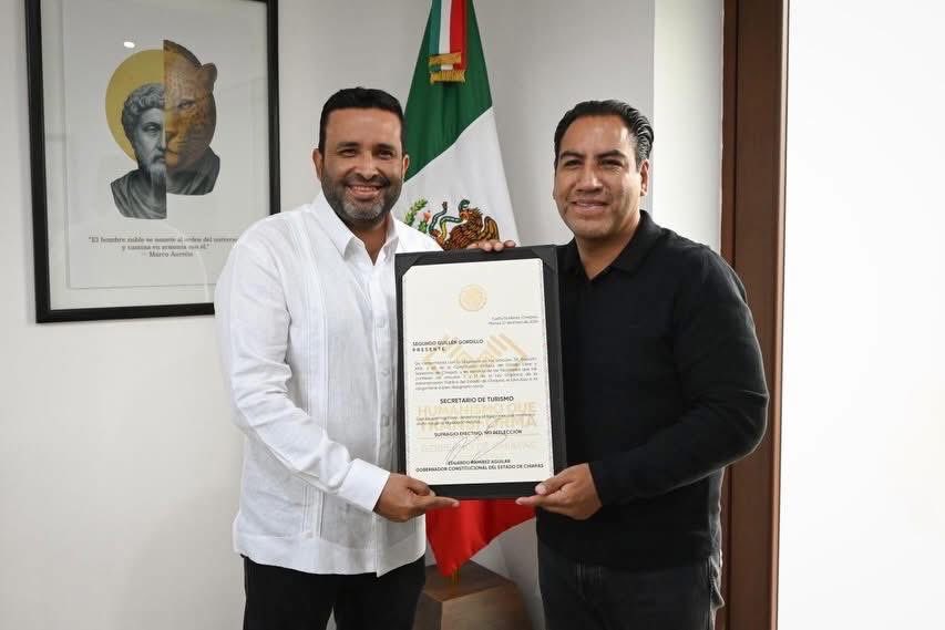 <a href="/SegusGuillen/">Segundo Guillén</a> es nombrado hoy como Secretario de Turismo por el Gobernador <a href="/ramirezlalo_/">Eduardo Ramírez</a> 
Justo reconocimiento a la labor realizada, su visión y conocimiento del rubro económico toral en #chiapas 
¡Felicidades!