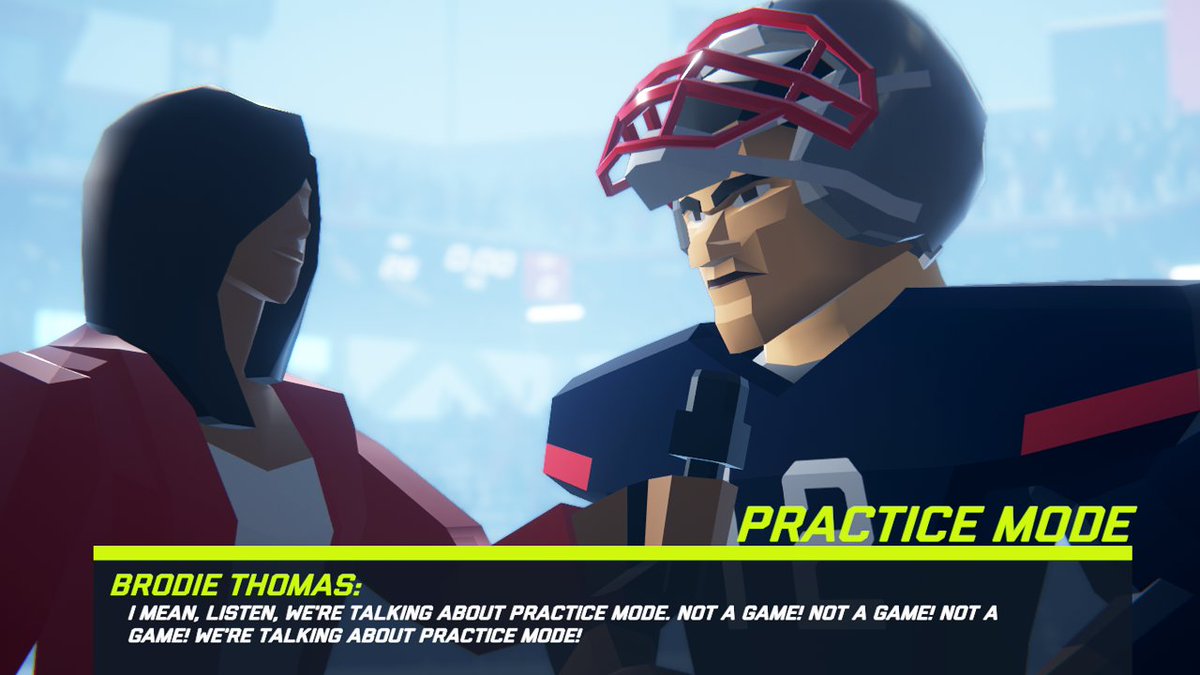 v1.1.1 Practice Update is now live in Sunday Rivals! 

Practice offense, defense, and special teams from anywhere on the field. Perfect for new players to master the game and veterans to run around trying dumb stuff!

store.steampowered.com/news/app/12977…