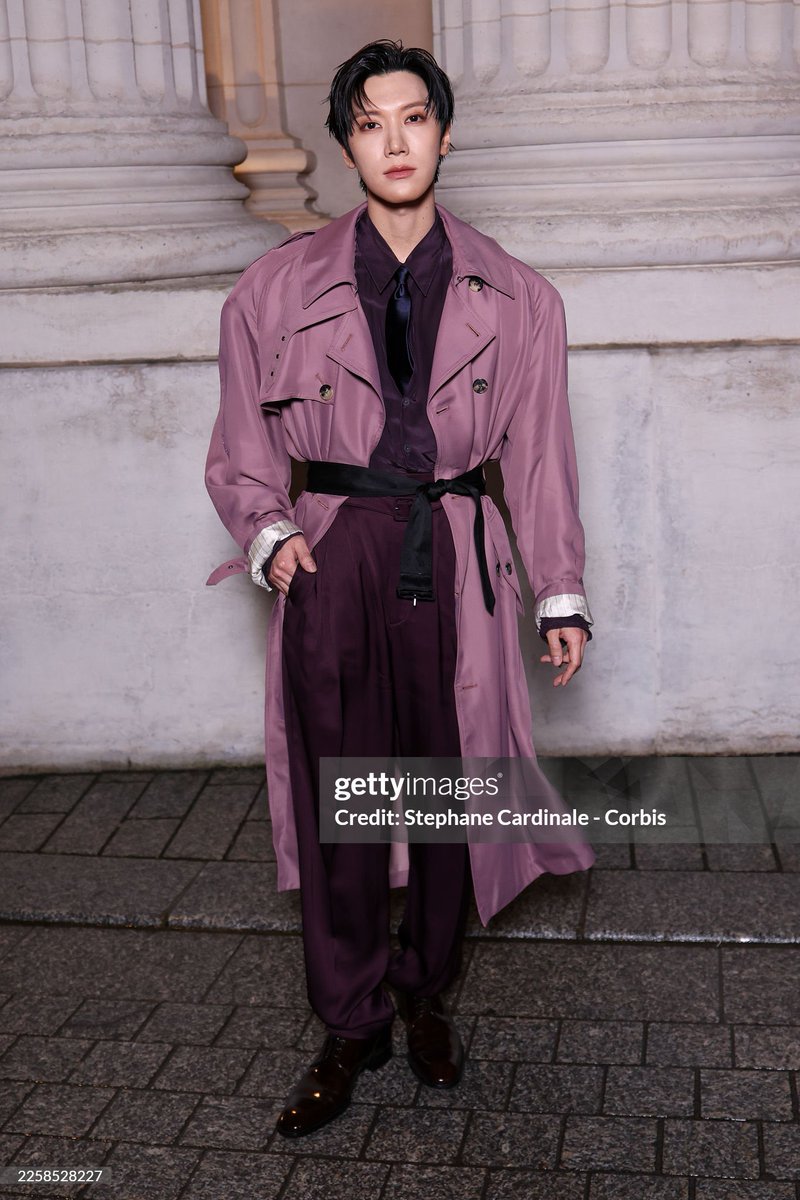Ten Lee attends the Saint Laurent Menswear Fall/Winter 2026-2027 show as part of Paris Fashion Week on January 27, 2026 in Paris, France. (Photo by Stephane Cardinale - Corbis/Corbis via Getty Images)

#SaintLaurentxTEN