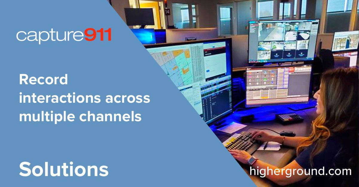 Capture911 is a multi-channel interaction recording, call logging, and incident reconstruction solution for public safety communications centers. Is your PSAP ready to transform data into actionable intelligence to optimize performance and reduce costs? buff.ly/NuxLemN