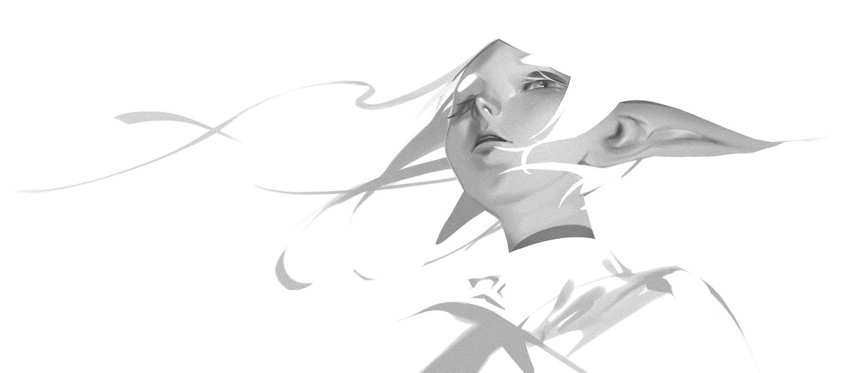 I just realized I drew Frieren a year ago… looks like I’m late to this trend aha #frieren  #FrierenLookingUp