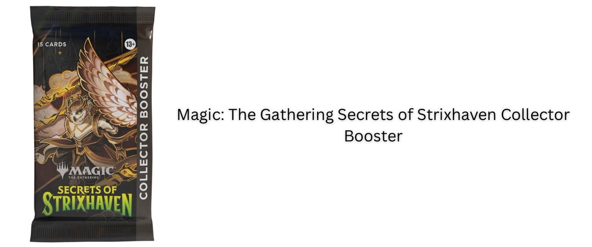 FastBreakCards's tweet photo. Magic: The Gathering Secrets of Strixhaven Collector Booster #ad 

$26.99

https://t.co/U6RNe6LgAY https://t.co/d5SbuWGqkK