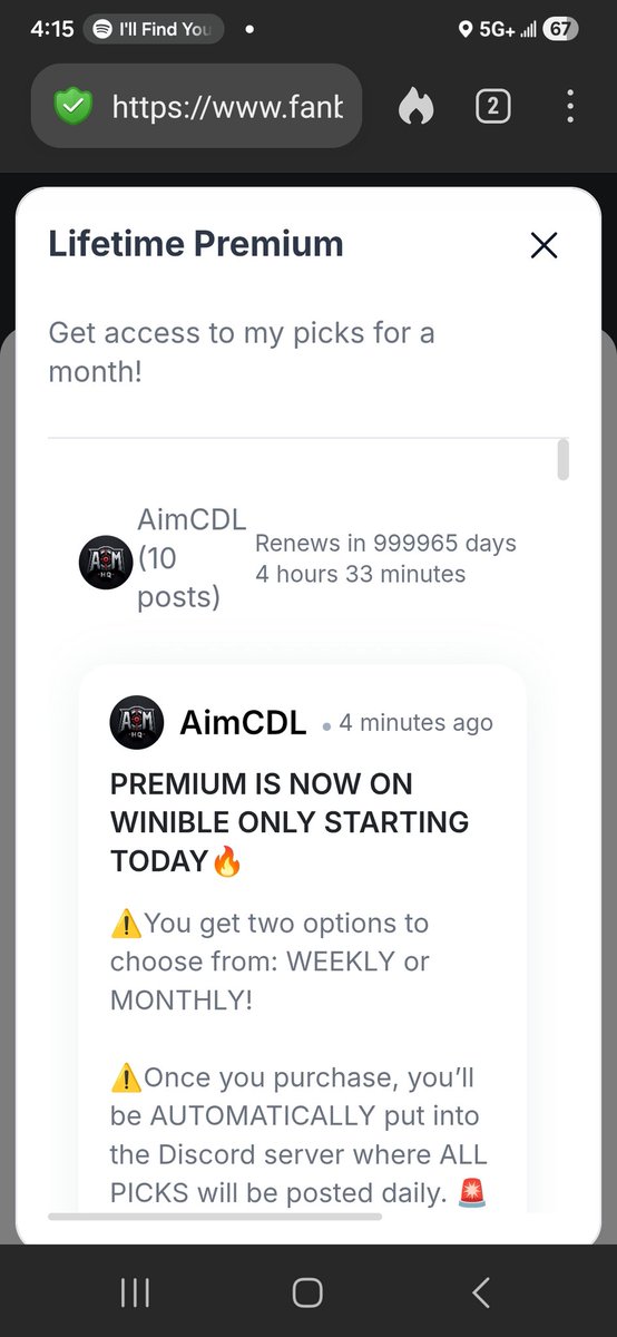 Rsd2nd_'s tweet photo. @DONNIEDONYEA @cdl_aim Go ahead and buy his lifetime then see if you say that when he switches platforms on you 30 days after you pay for it https://t.co/HCLP9XxkNY