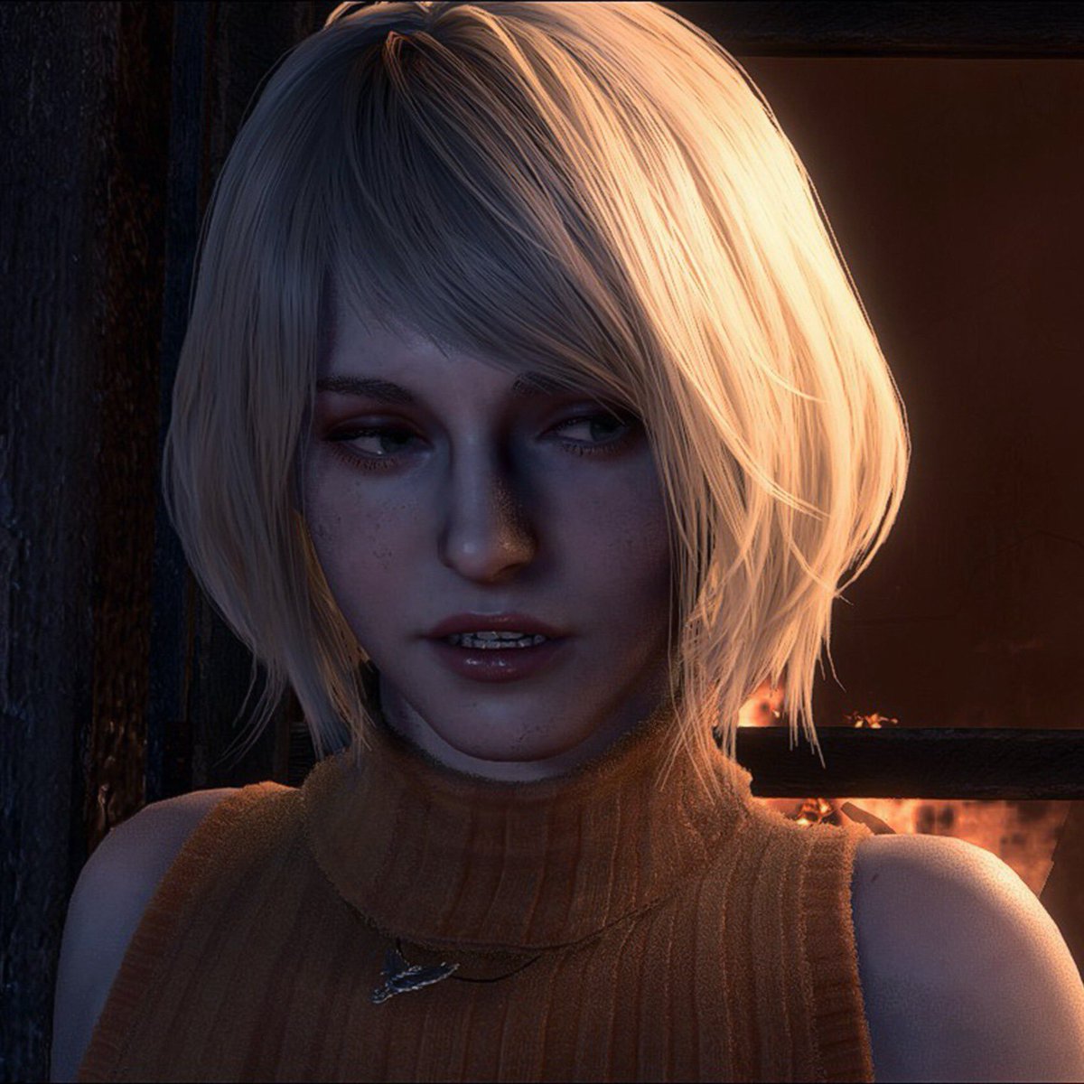 Uravity98114's tweet image. Everyone losing the mind in the QT's for unrelated reasons, but i'm just glad they chose her to model Ashley for the resident evil 4 Remake..