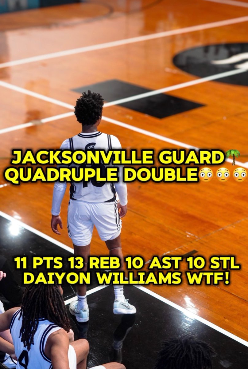 Daiyonwilliams_'s tweet photo. 11 pts 13 reb 10 ast 10 stl ‼️ #basketball https://t.co/YL7w6uRylb