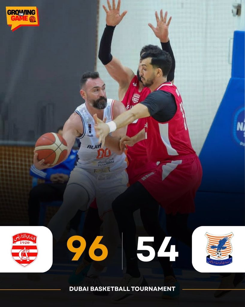 growing_thegame's tweet photo. AFRICA TEAM WATCH

Club Africain bounces back in Dubai! 🇹🇳🏀

After a tough loss earlier in the tournament, the Tunisian side returned with a strong performance, defeating Al Karamah in their third group stage game.

Final Score: Club Africain 96 – 54 Al Karamah https://t.co/4N2OMdVbAq
