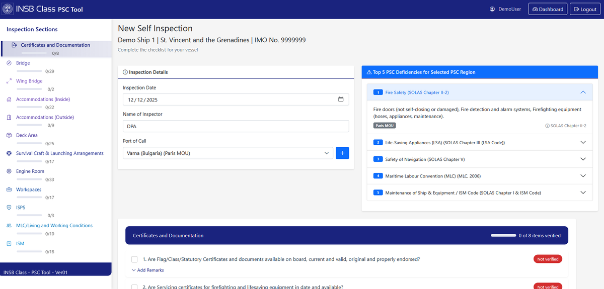 INSBClass's tweet photo. Stay PSC-ready with INSB CLASS’s new Self-Audit Tool!
✅ Check vessel readiness
✅ Spot &amp; fix issues early
✅ Boost onboard safety &amp; compliance

New? Register now: https://t.co/xPpJsSXnT6

Read More Here: https://t.co/ZxSsrbVXzQ

#DigitalTools #PSCReady #MaritimeSafety https://t.co/p3WLqMkQZq