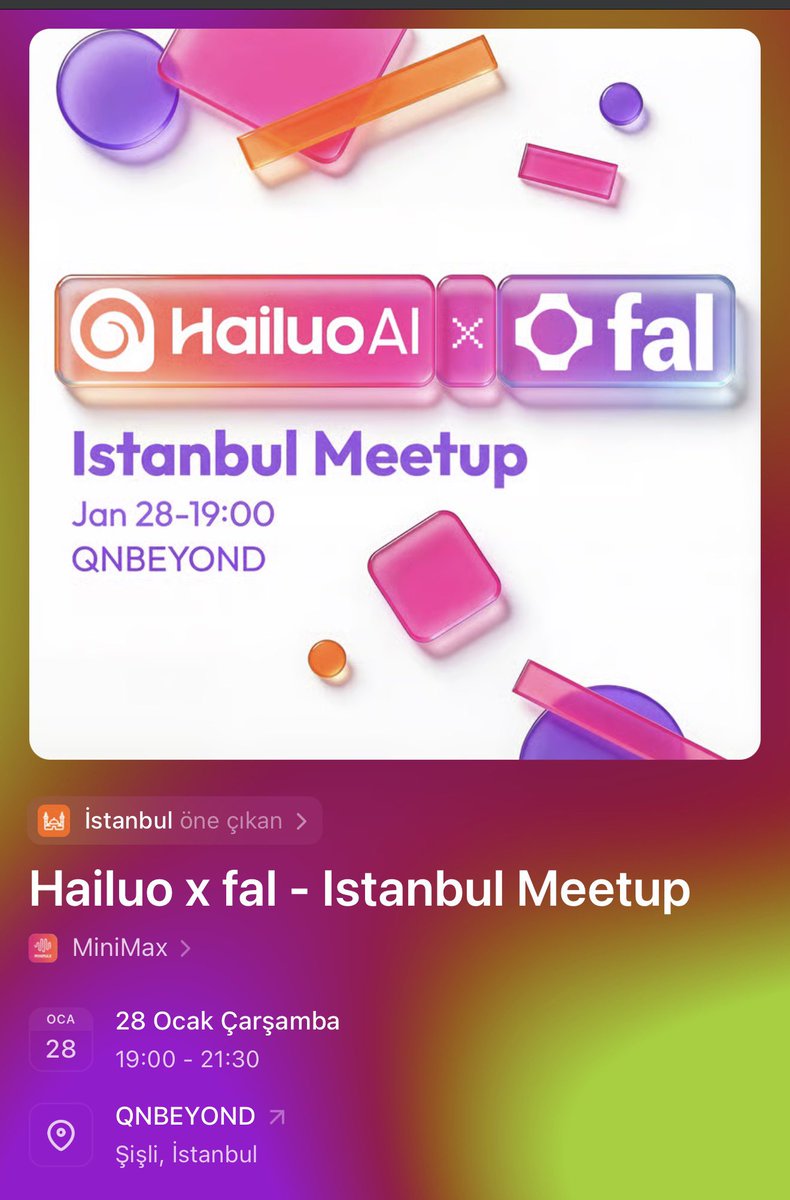 Istanbul meetup flyer