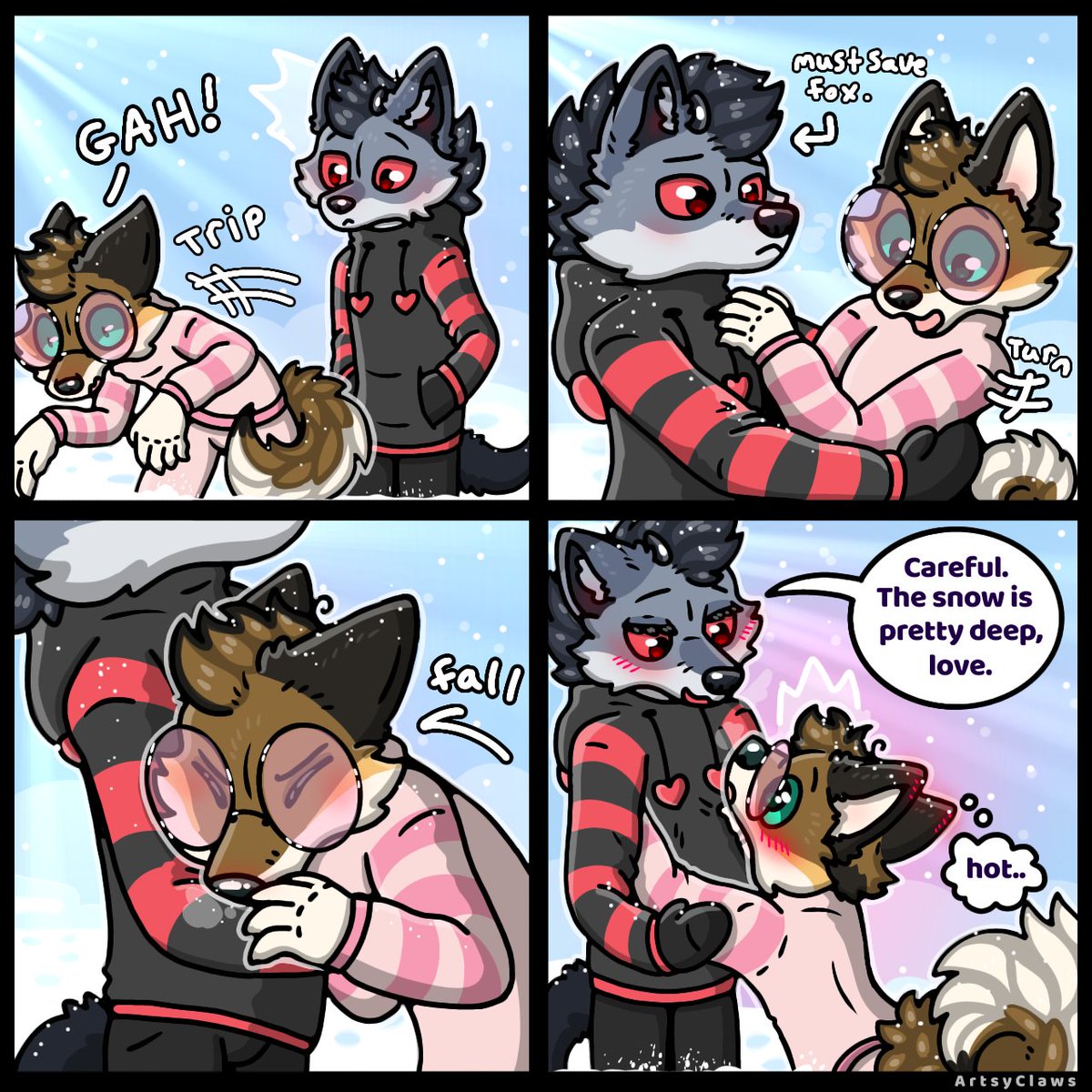 Smooth move, Raven 🐺🦊💙✨