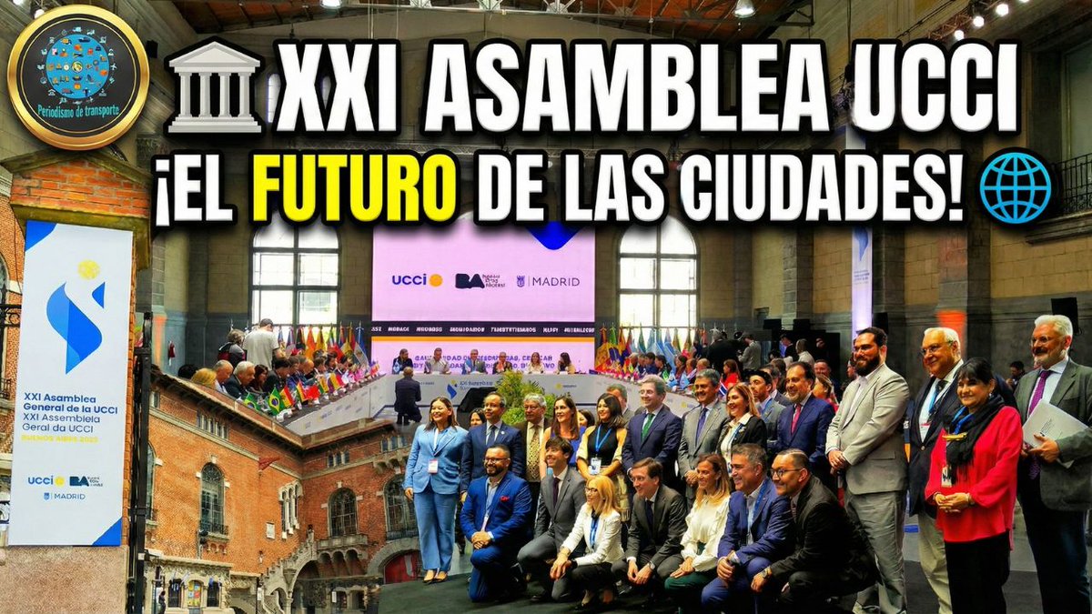 🇦🇷 El futuro del transporte y las ciudades: XXI Asamblea UCCI en BA.

📹 Video: youtu.be/qSIdwyout9w

📲 +Info: …riodismodetransporte.esperandovia.com 🌐✨