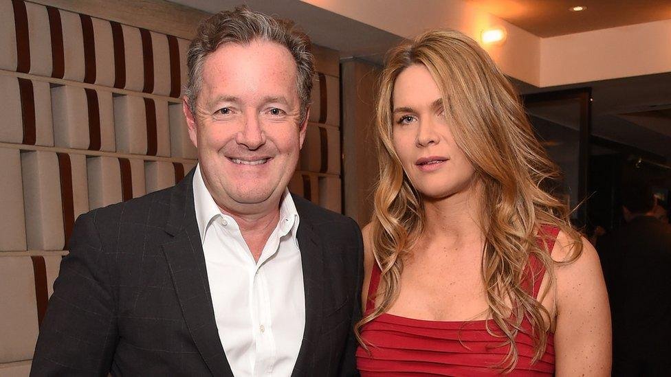 AFpost's tweet image. Piers Morgan's spouse, Celia Walden, who has refused to take his name, says that taking care of the bedridden Morgan after breaking his hip has been the "greatest test" of their wedding vows. 

He has been injured for a couple of weeks.

Follow: @AFpost
