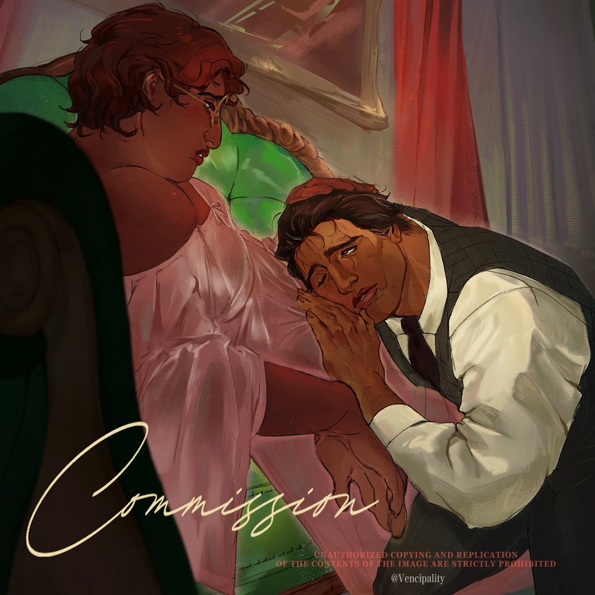 vencipality's tweet photo. I’m opening a single emergency comm slot in the form below in the replies. Anyone else will be put on my waitlist but please consider helping me out, it will mean the world to me 🙏

#miguelohara #yumeship #ocxcanon https://t.co/JEeGG3wTX1