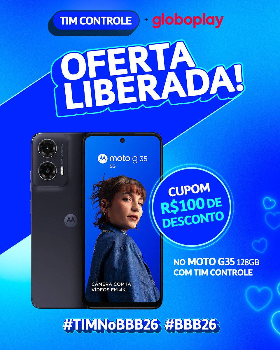 TIMBrasil's tweet photo. LIBEREEEEIIII!! 🚨
aproveita que eu to generosa!
agora é só aproveitar essa oferta com o TIM Controle, viu?

ah, e fica de olho nas minhas redes porque eu tô liberando outros MIMOS! dorme com essa……….

https://t.co/IhhAfoSIj7 https://t.co/Lc0FyxbOrK