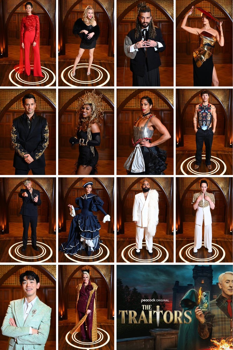 youandyourwig's tweet image. the looks for the Banquet Dinner have been revealed 💫 #TheTraitorsUS