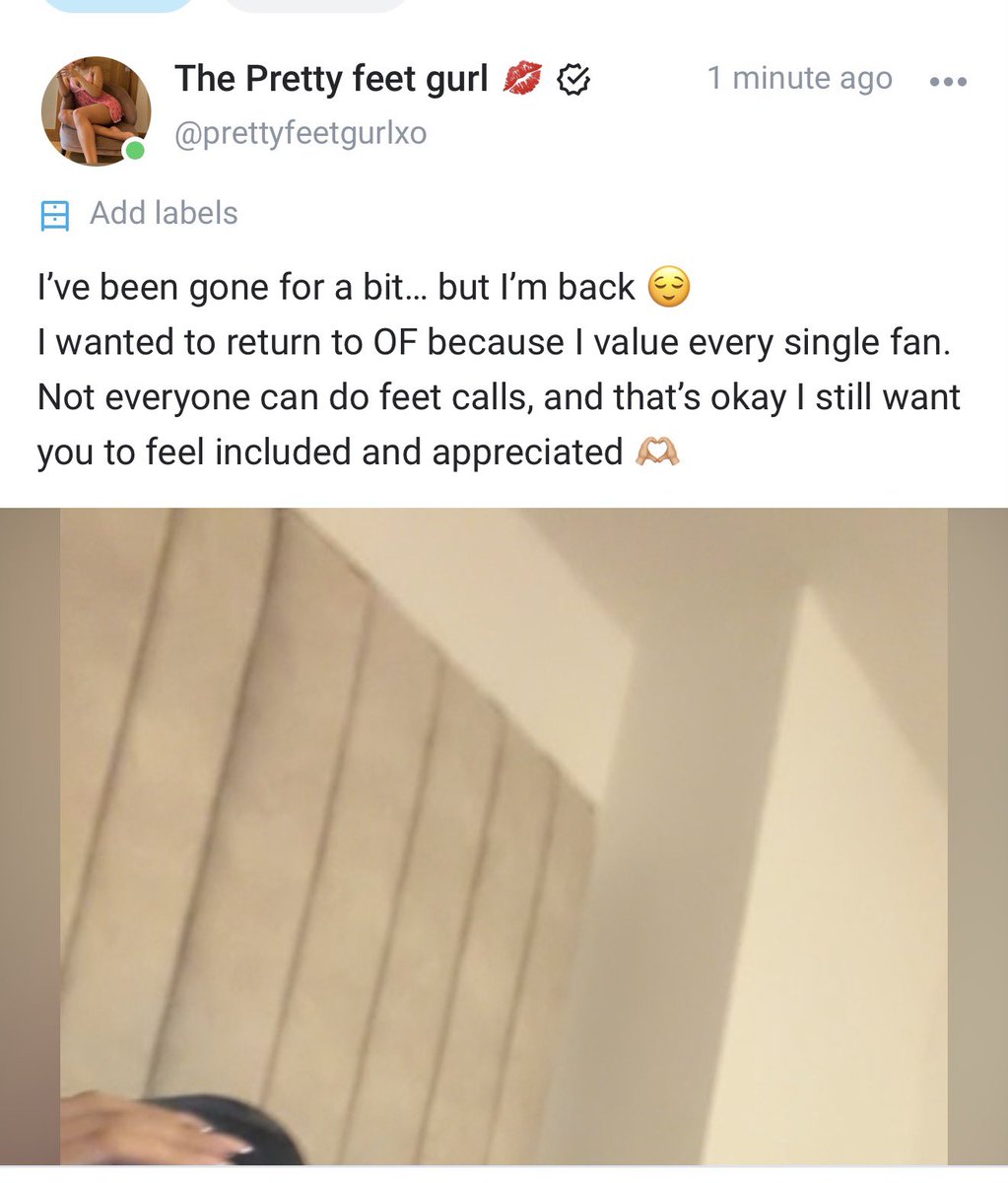 I’m backkkkk onlyfans.com/prettyfeetgurl…
