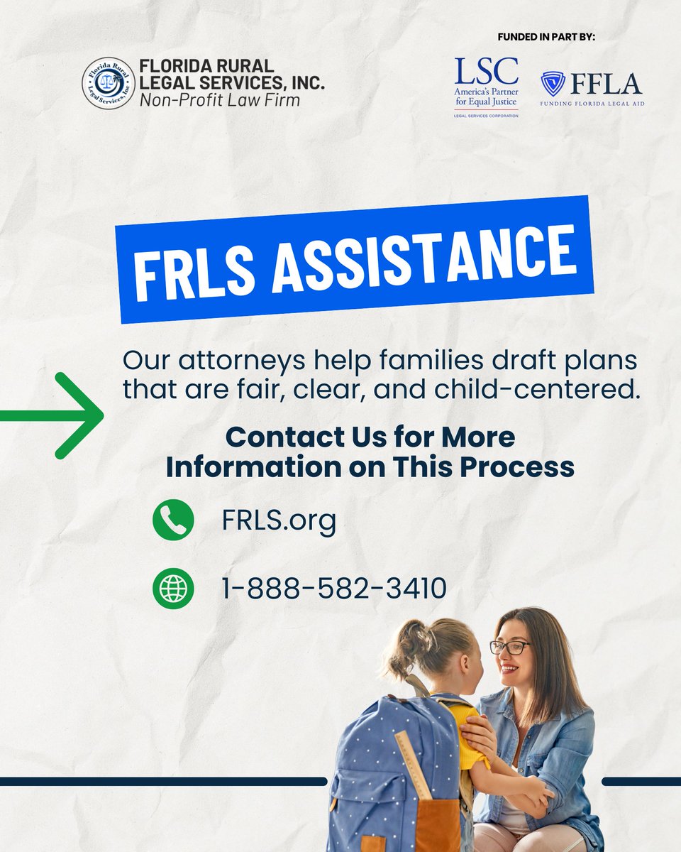 Frls_Inc's tweet image. A solid Parenting Plan covers key decisions about your child, including:
• Education (school choice, tutoring, IEP decisions)
• Healthcare (medical providers, treatments, emergency decisions)
• Activities (sports, clubs, after‑school programs)

#FRLS #FamilyLaw #ParentingPlan