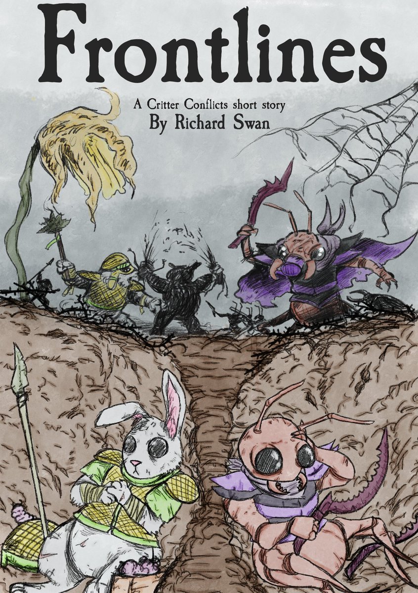 OUR FIRST STORY HAS NOW RELEASED! 🐇🐜

Read FRONTLINES: A Critter Conflicts short story by Black Library author Richard Swan TODAY for free at critterconflicts.world/library.html

If you enjoyed the read and wish to support Critter Conflicts, consider donating so we can publish more stories