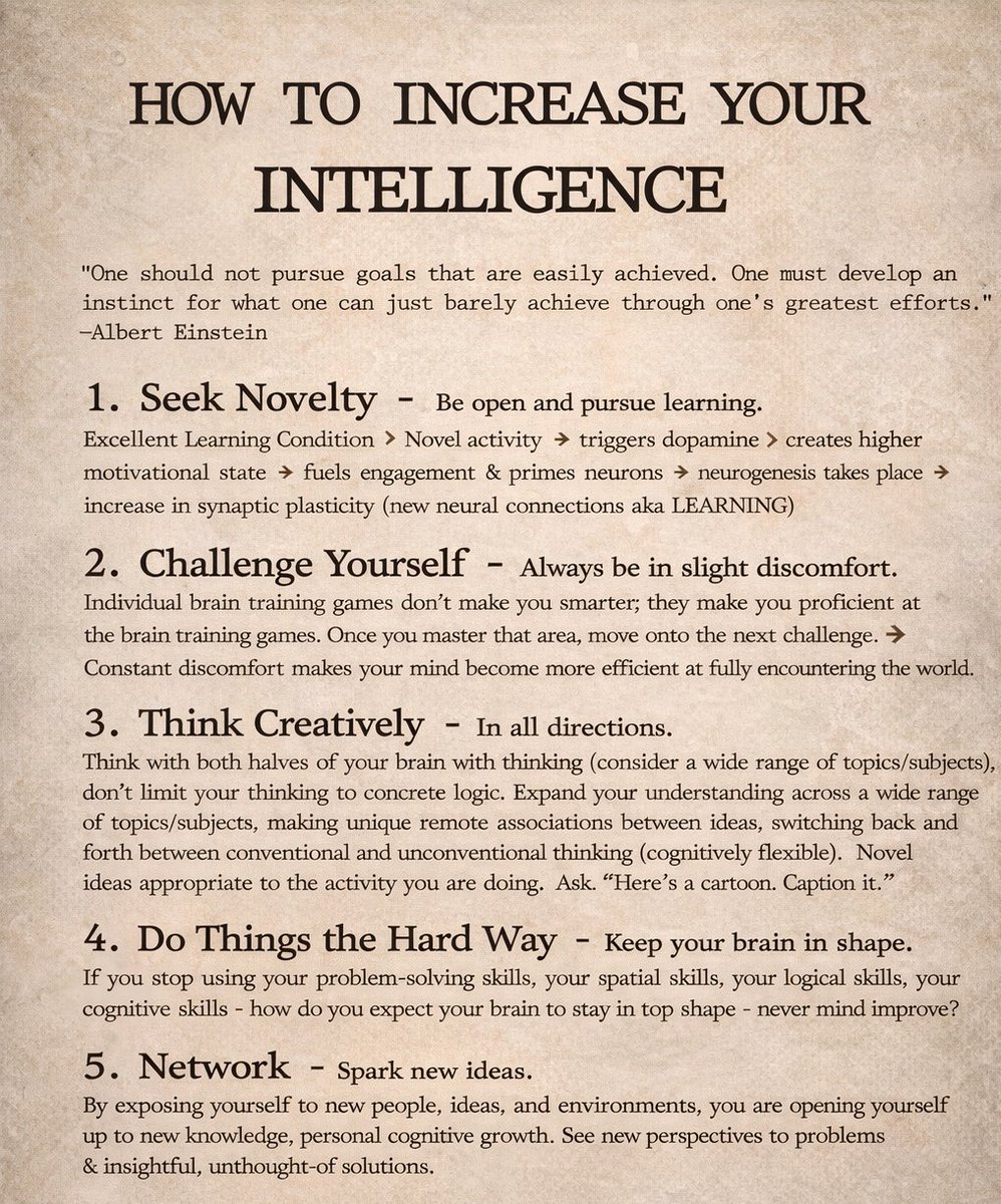 How to increase your intelligence: