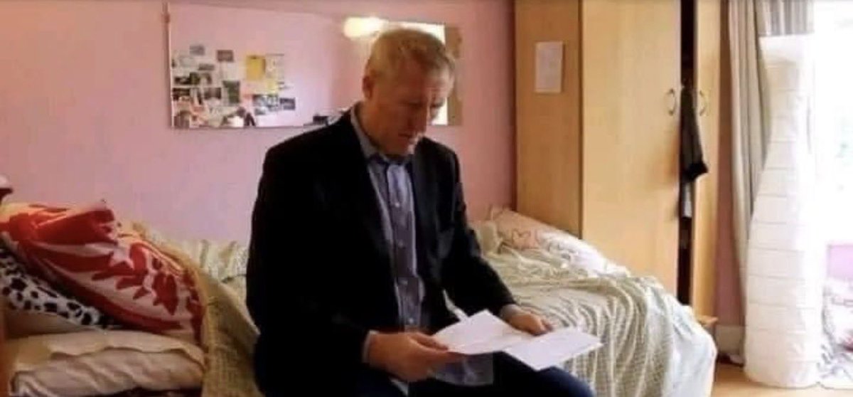 nettermike's tweet image. A father passing by his son's bedroom noticed the room unusually clean and saw an envelope propped up prominently on the pillow. It was addressed, "Dad"... 

With the worst premonition, he opened the envelope and read the letter, with trembling hands.

"Dear, Dad. It is with…