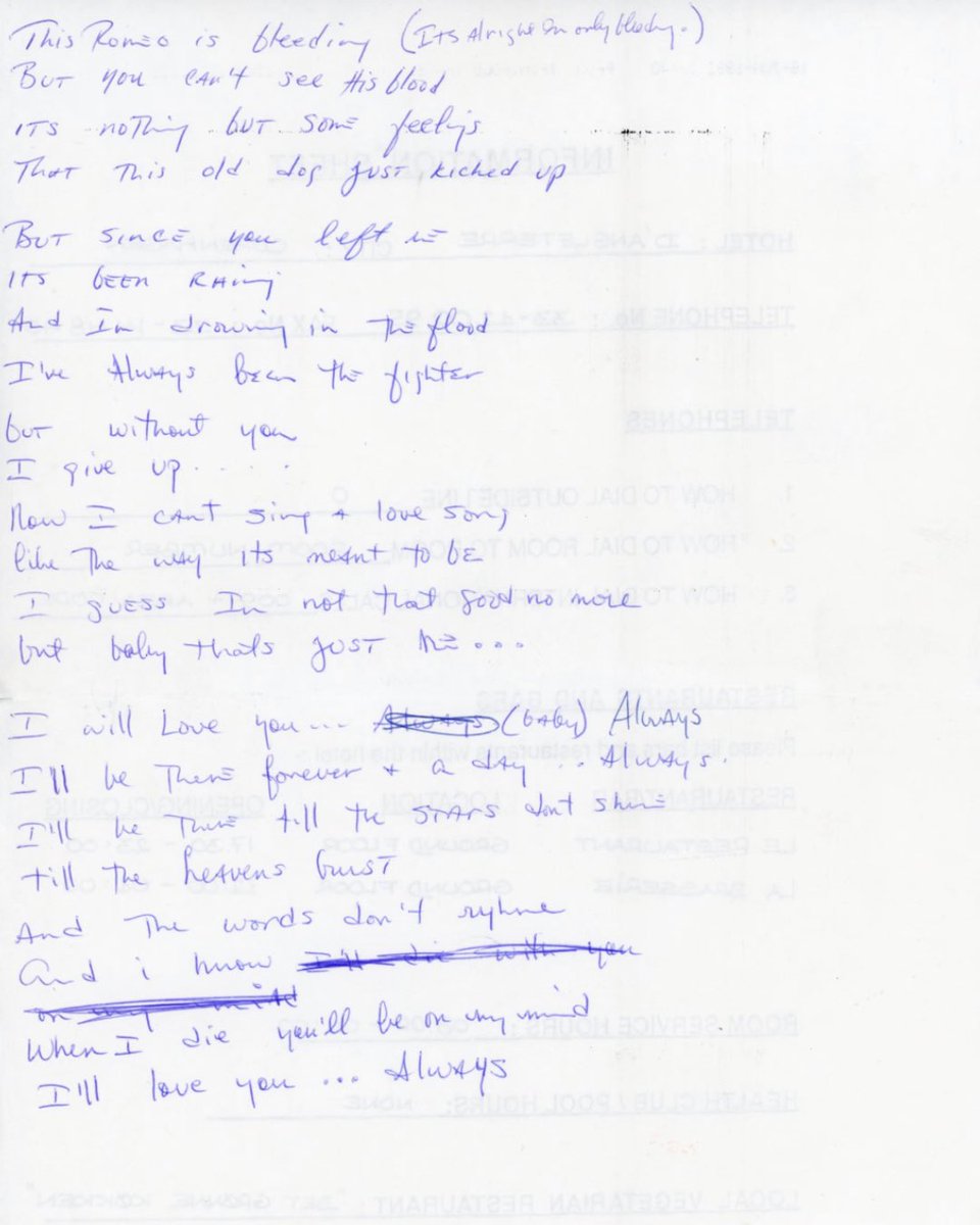 jonbonjovi's tweet image. A song is born