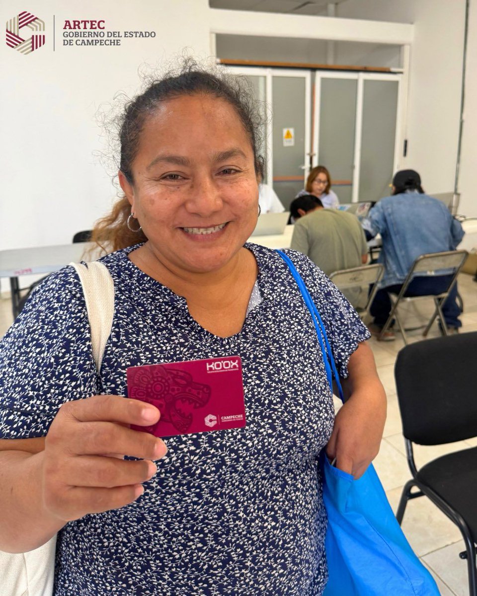 JoseGuzmanChiMX's tweet photo. La @ArtecCampeche amplía horarios para facilitar la entrega de tarjetas Ko’ox.

La atención al público se brindará de lunes a viernes, de 9:00 de la mañana a 6:00 de la tarde, y los sábados, de 9:00 de la mañana a 2:00 de la tarde.

#GobiernoDeTodos https://t.co/4dj0Flnu9H