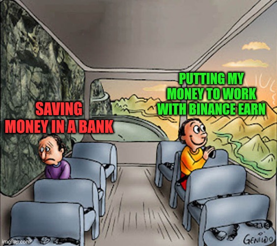 Same bus. Same money. Different destination.
One lets it sleep. The other puts it to work. 💼⚙️ Binance Earn.

#BinanceEarn