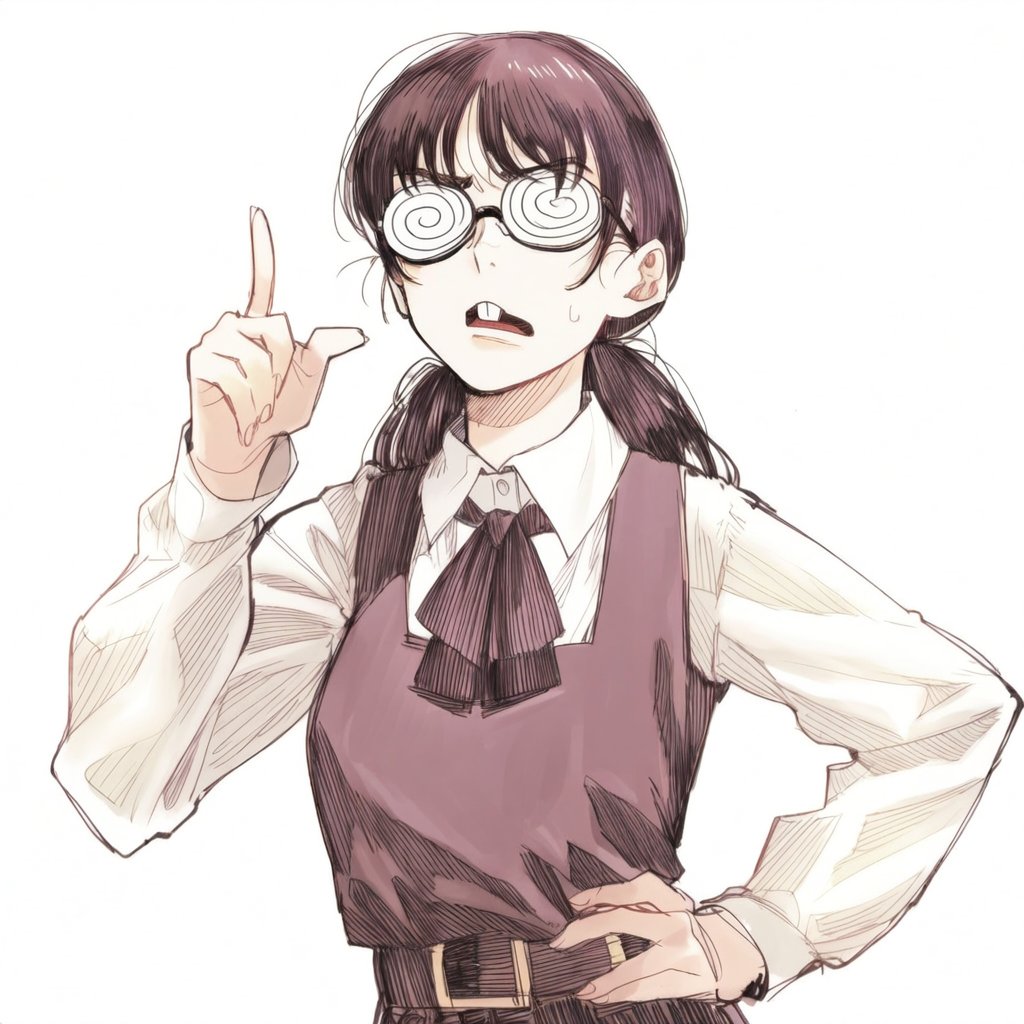 Uravity98114's tweet image. #Chainsawman
"Erm, actually.."
Shout out to the person who gave me the idea for Swirly glasses Asa..