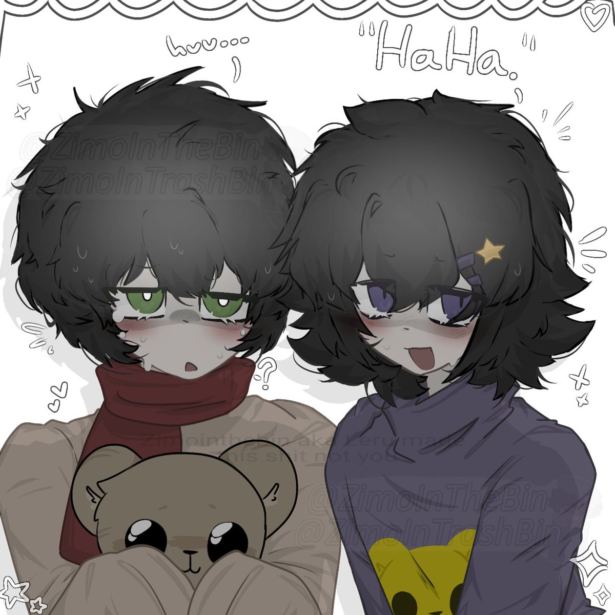 LeruBinu's tweet photo. #Terriblemouse #OriginalArt 
Artstyle change😂😂 https://t.co/7YwPeqBSf4