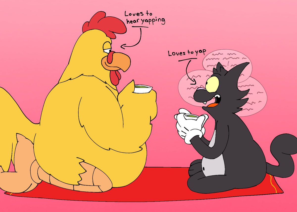 this is their dynamic if anyone asks

chickenscratch my glorious creation...