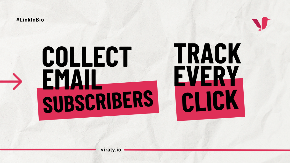 Your bio gets one link.

Make it a Link in Bio page that holds unlimited links, auto-updates with your latest content, and tracks every click.

Free forever: vrl.link/1b