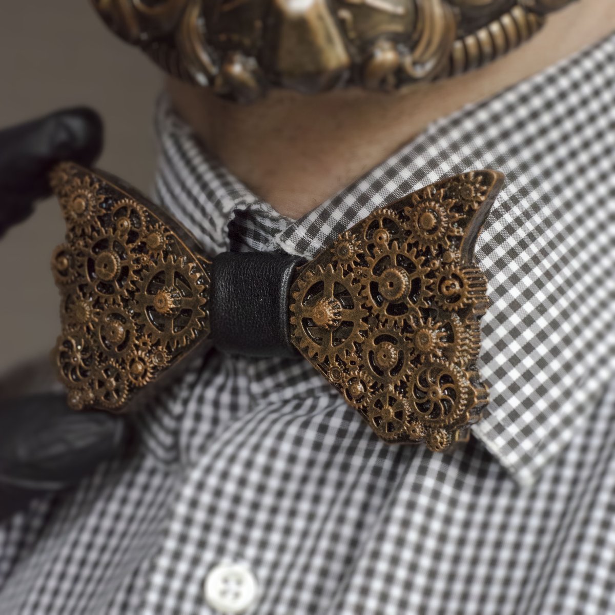I make not only masks, but also bow ties.