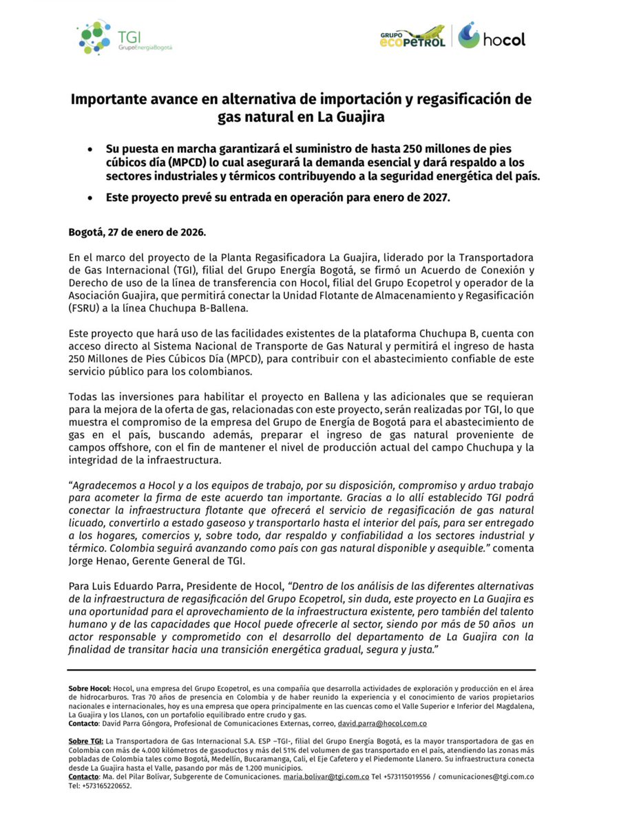 Transportadora de Gas Internacional tweet media