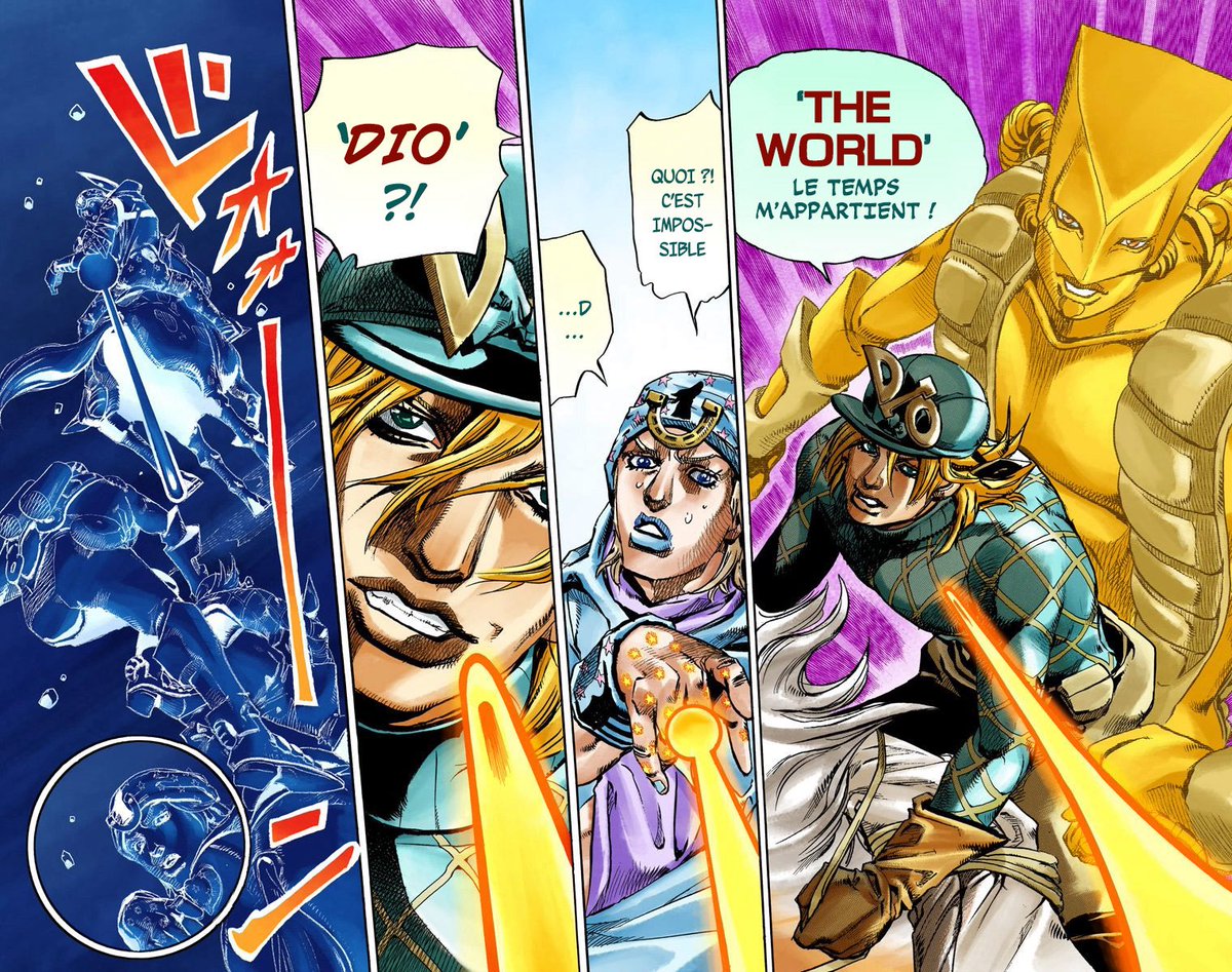 Saru_D_'s tweet photo. Peu importe lâunivers et peu importe la dimension, Diego Brando sera toujours le rempart final dâun Joestar #SaruSBR https://t.co/zgirpM6kmW