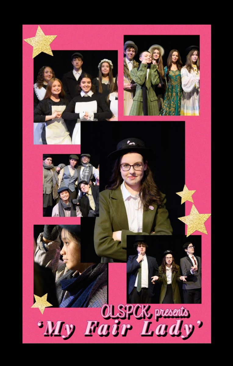 OlspckD's tweet photo. The College musical ‘My Fair Lady’ will take place in the College Hall on Wednesday 4th, Thursday 5th and Friday 6th February 2026 at 7.00pm. Tickets available from reception ⭐️🎭🎶 https://t.co/TLDsWWr3yX
