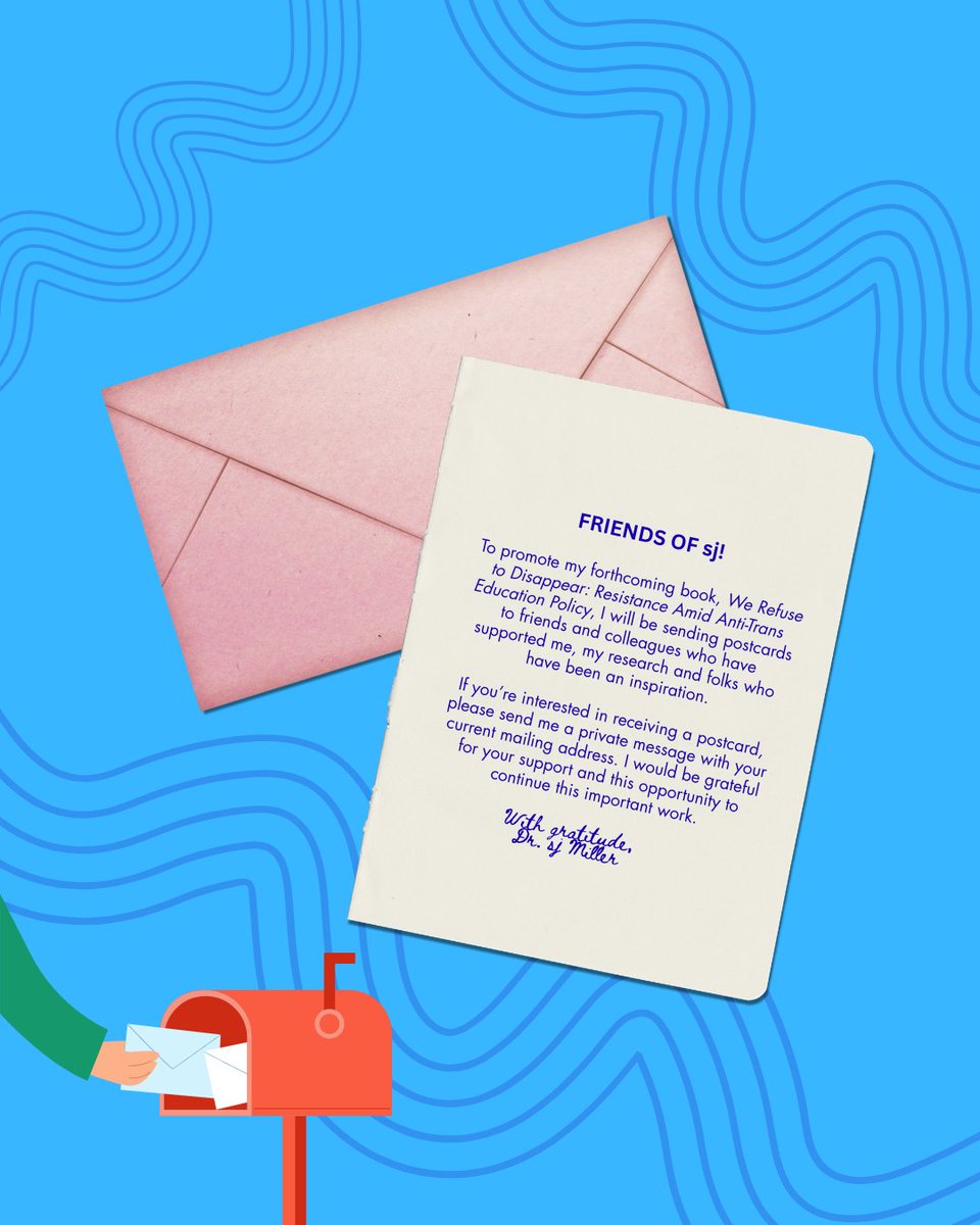 Friends! I invite you to support my work and my forthcoming book by opting to receive a postcard. Your support makes a real difference and it is deeply appreciated.

Resistance is collective. Always.