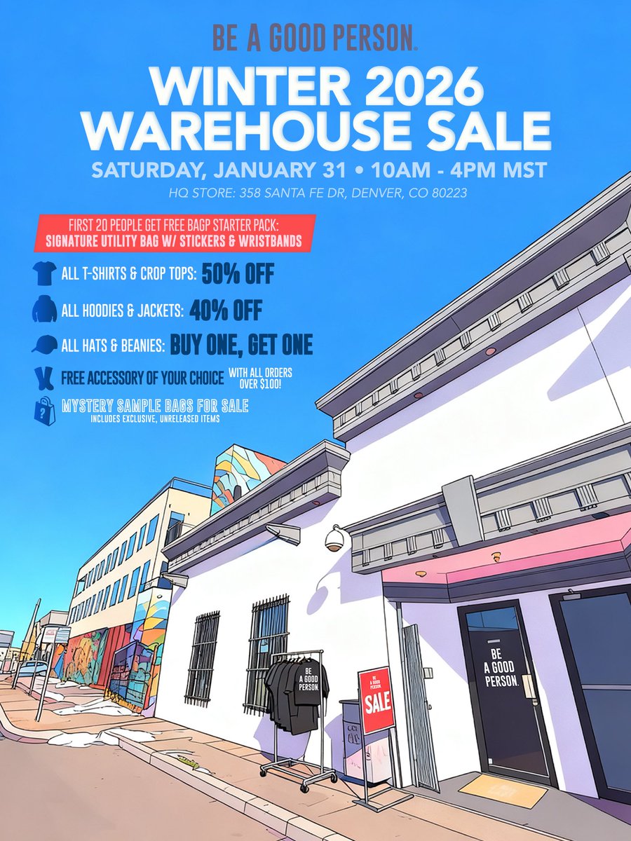 BE A GOOD PERSON tweet media