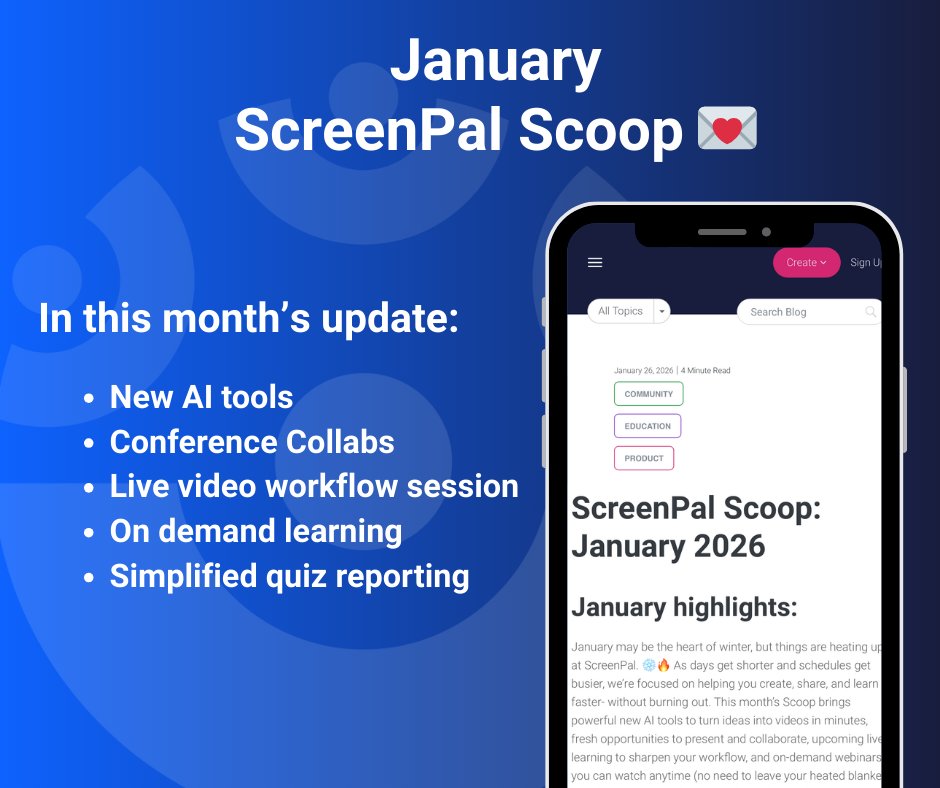 ScreenPal (Formerly Screencast-O-Matic) tweet media