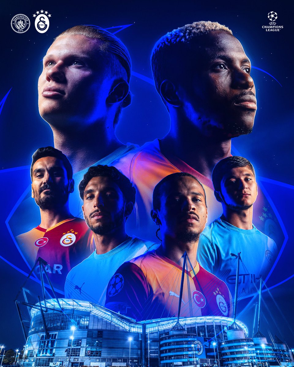 Galatasaray's tweet image. Two giants of European football meet in Manchester 🔥

#MCIvGS #UCL