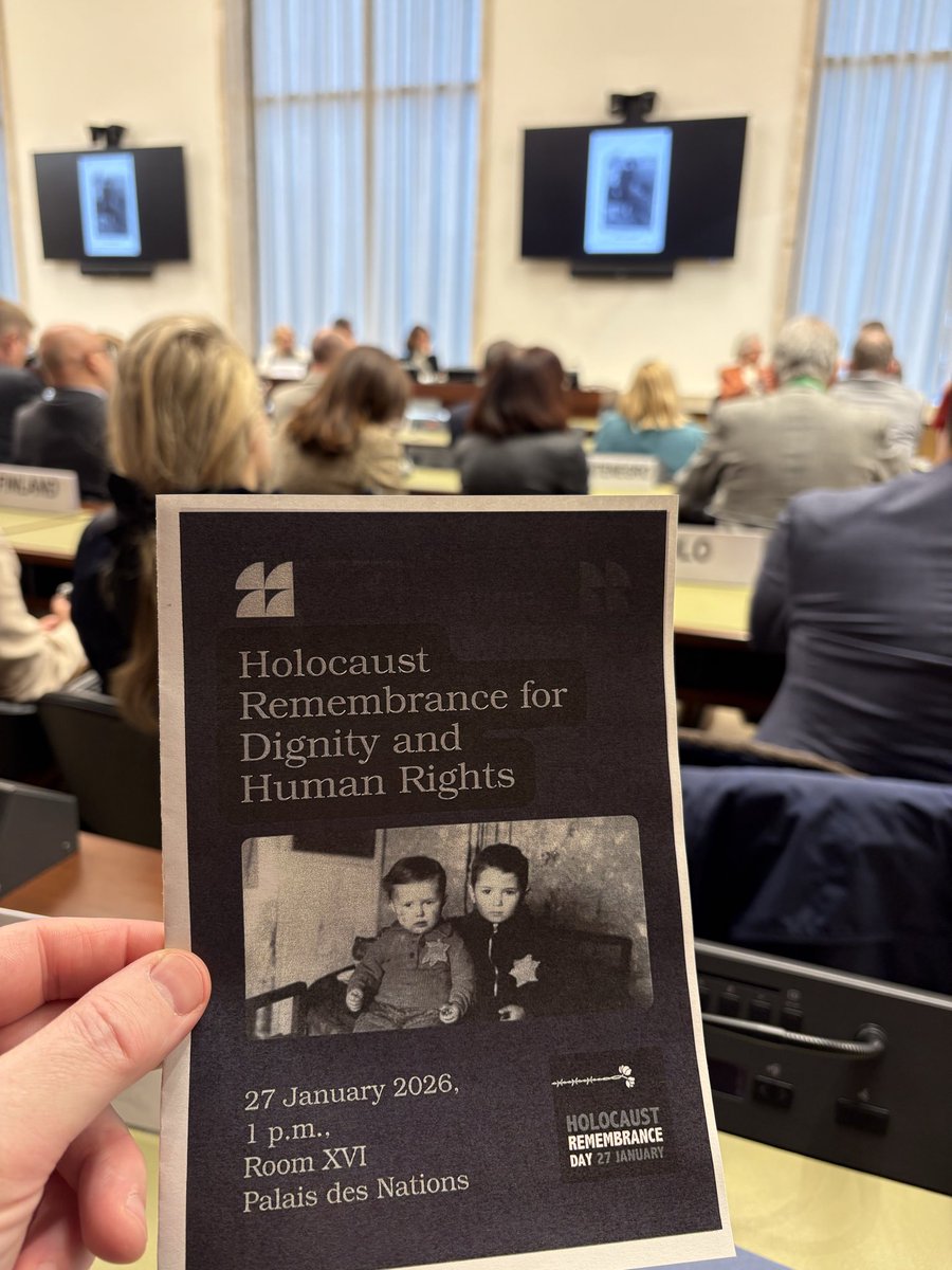 FerranCostaAND's tweet photo. 🇺🇳Avui, a l’acte de Commemoració de l’Holocaust per la dignitat i els drets humans. 

Una supervivent ens ha recordat la responsabilitat compartida de defensar la dignitat humana i els drets humans.

La memòria ha d’orientar les accions i contribuir a construir un futur més humà! https://t.co/5P3N2OuJN2