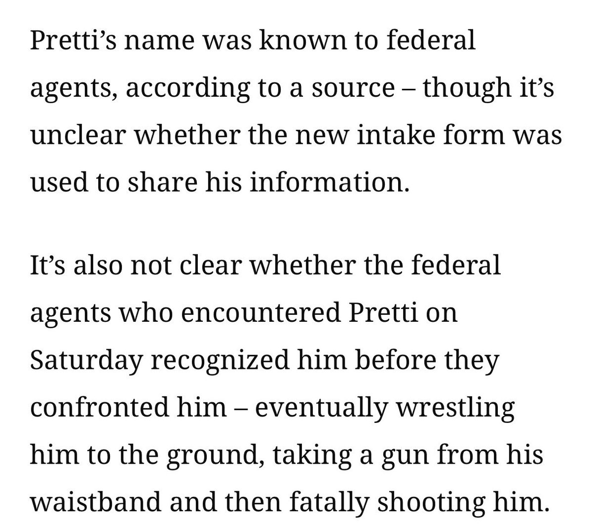 infinite_jaz's tweet image. CNN’s new reporting suggests Pretti was attacked by federal agents, entered into a database, and then *possibly* targeted by his eventual killers.