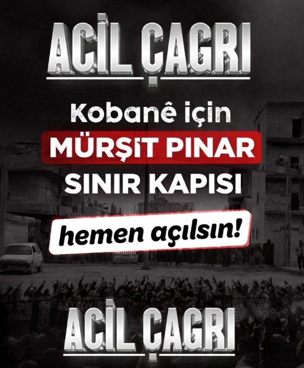 #HumanitarianCorridor4Kobane