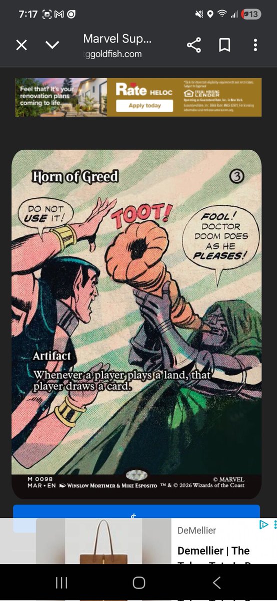 JeffM1997's tweet photo. @JustHereForElo5 @CoolStuffInc Of course, Doom goes where he pleases https://t.co/xCxPgln5Wv
