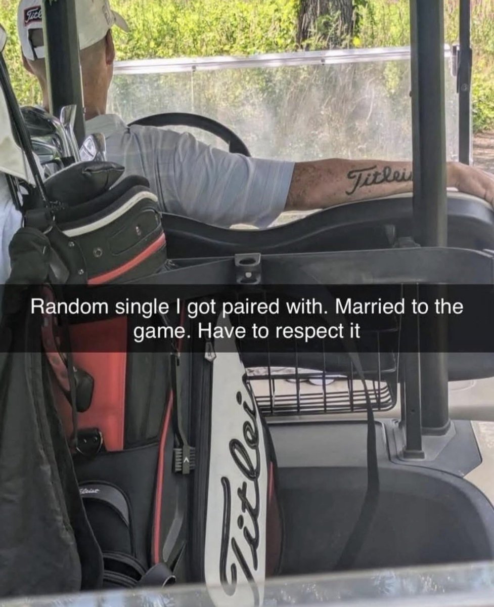 TopTierBack9's tweet image. Ballsy but respectable