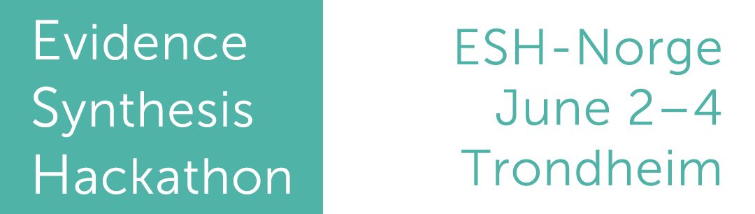 Evidence Synthesis Hackathon tweet media